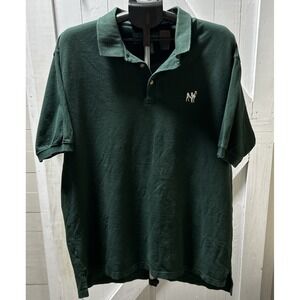 The Big Dogs Polo Shirt Men's Size XL Dark Green Short Sleeve Embroided Logo